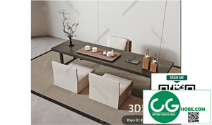 Tea Room 92 3D Model